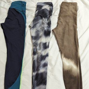 Lot of Three Athleta Leggings